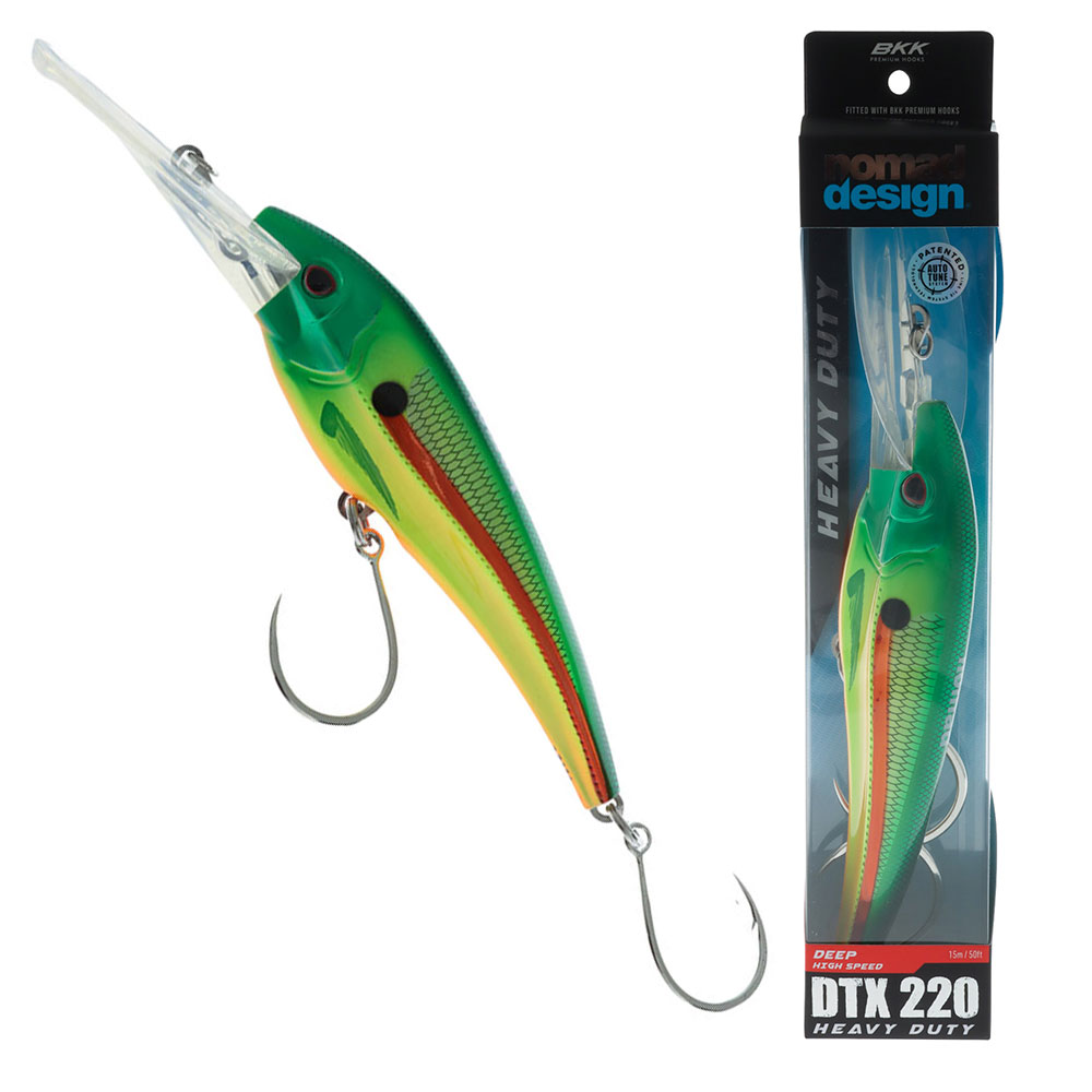 Nomad Design DTX 220 HD Trolling Deep Diving Tuna Lure  23cm Zucchini