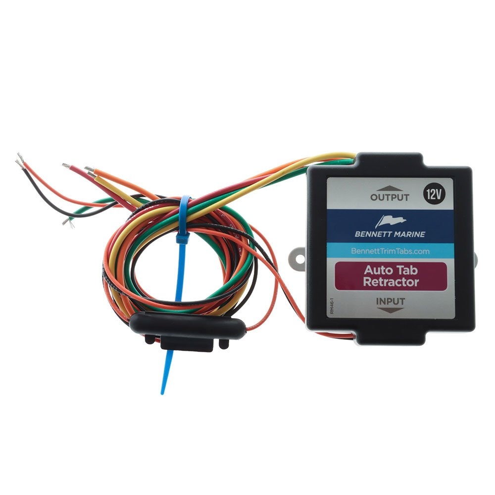 Bennett M120 Sport Trim Tab Kit 10 x 12 with Auto Tab Retractors and Rocker Switch