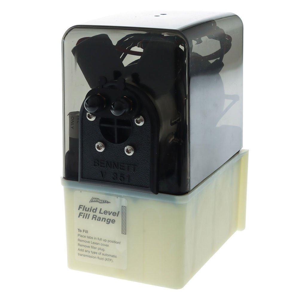 Bennett M120 Sport Trim Tab Kit 10 x 12 with Auto Tab Retractors and Rocker Switch