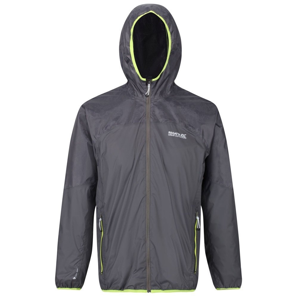 Regatta Levin II Mens Waterproof Shell Jacket Magnet Grey Medium