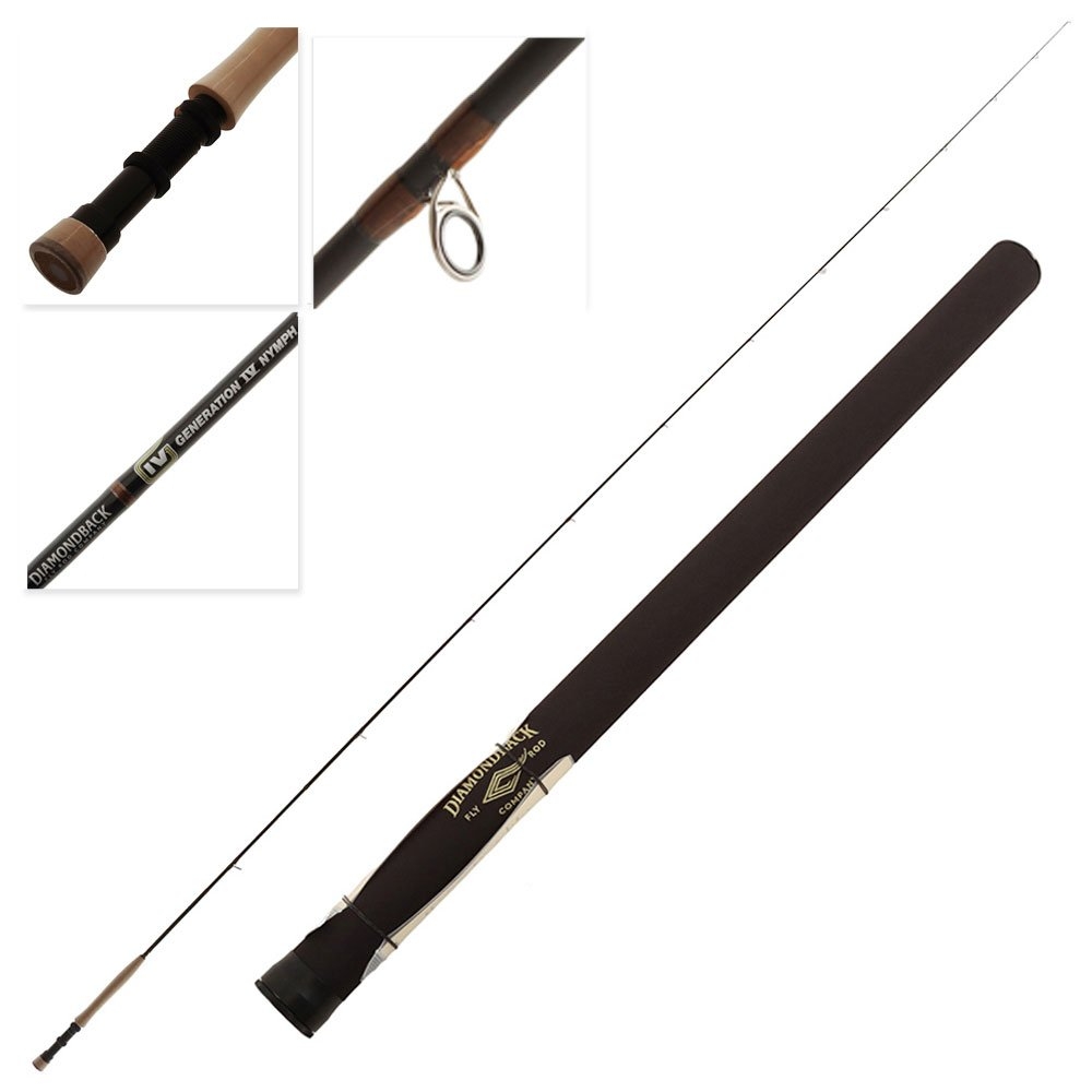 Diamondback Generation IV Nymph Fly Rod 10ft 2WT 4pc
