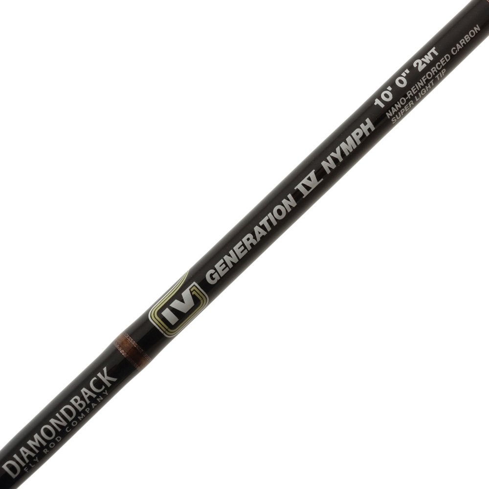 Diamondback Generation IV Nymph Fly Rod 10ft 2WT 4pc