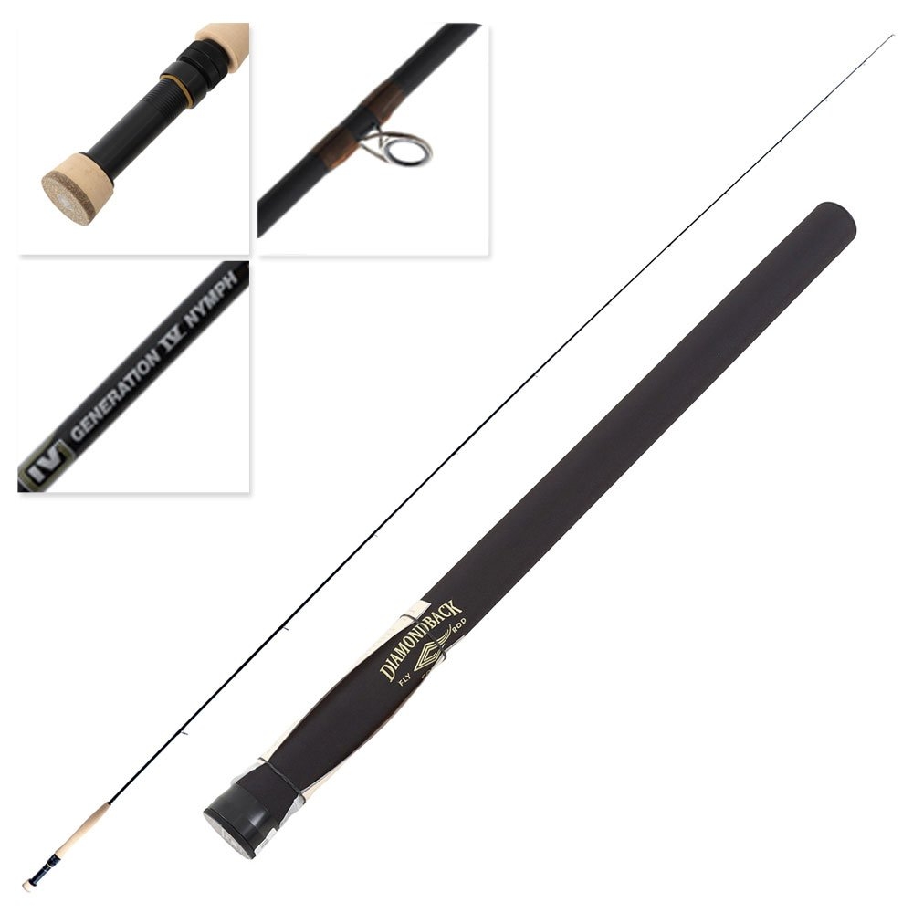 Diamondback Generation IV Nymph Fly Rod 10ft 3WT 4pc