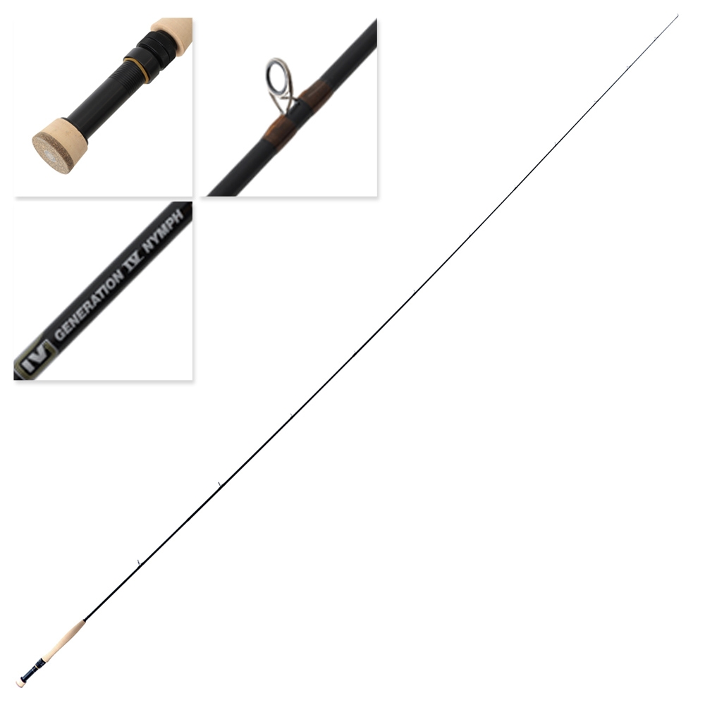 Diamondback Generation IV Nymph Fly Rod 10ft 3WT 4pc