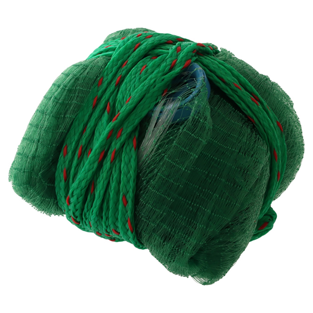 Nylon Mono 8ft Cast Net with Drawstrings 0.3 x 25mm Green