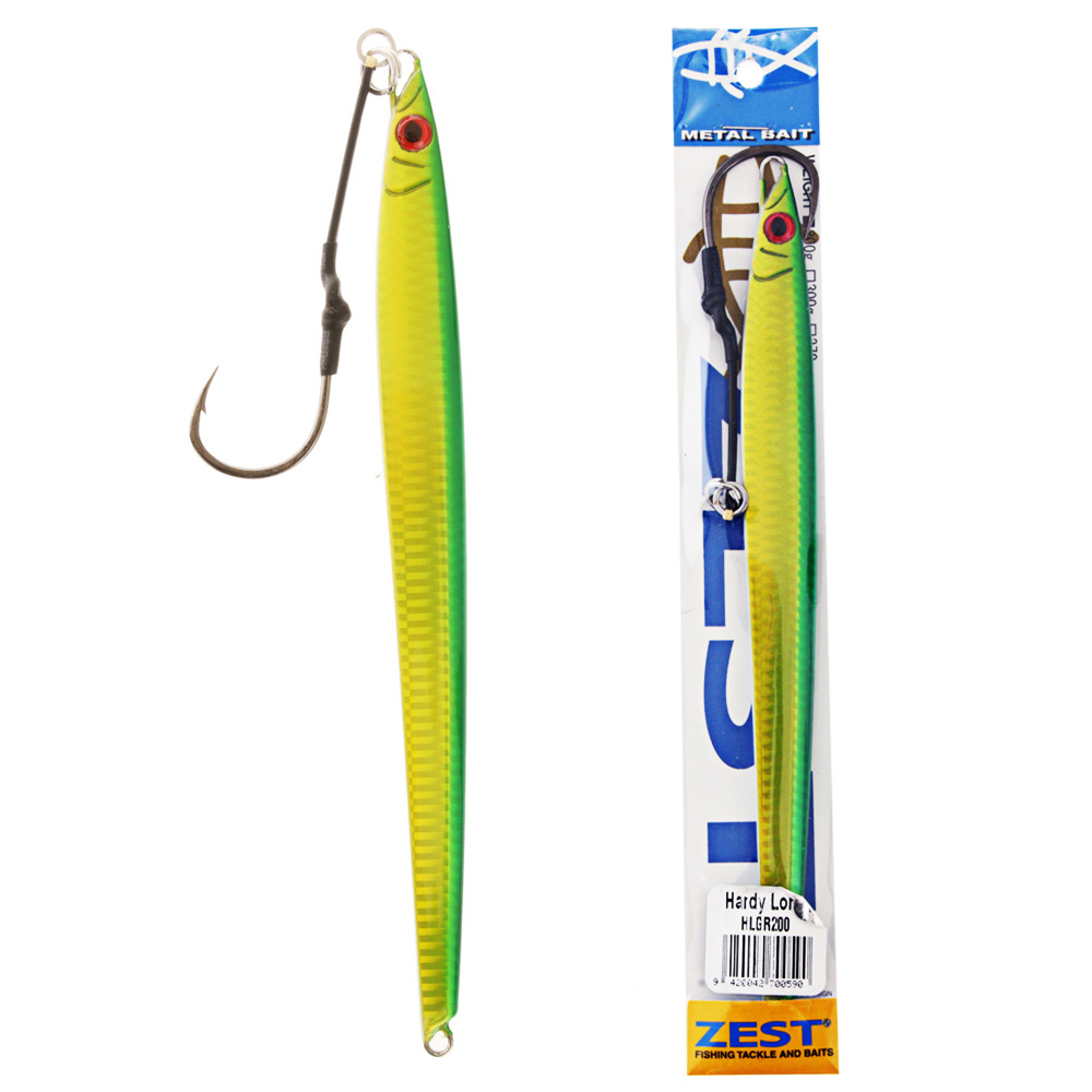 Zest Hardy Long Jig 200g Green