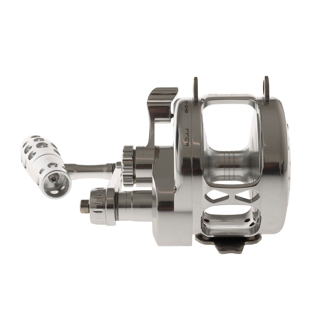 Maxel Oceanic OC12 2-Speed Right-Handed Trolling Reel Silver