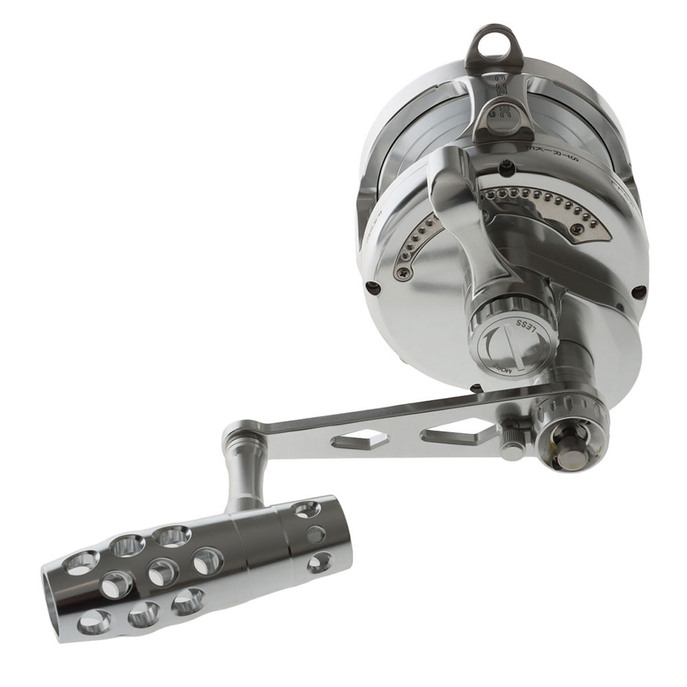 Maxel Oceanic OC12 2-Speed Right-Handed Trolling Reel Silver