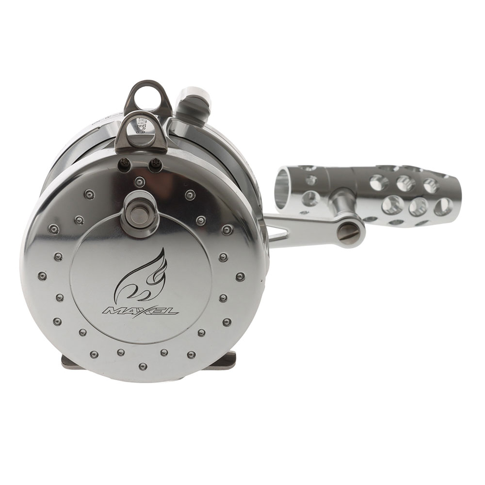 Maxel Oceanic OC12 2-Speed Right-Handed Trolling Reel Silver