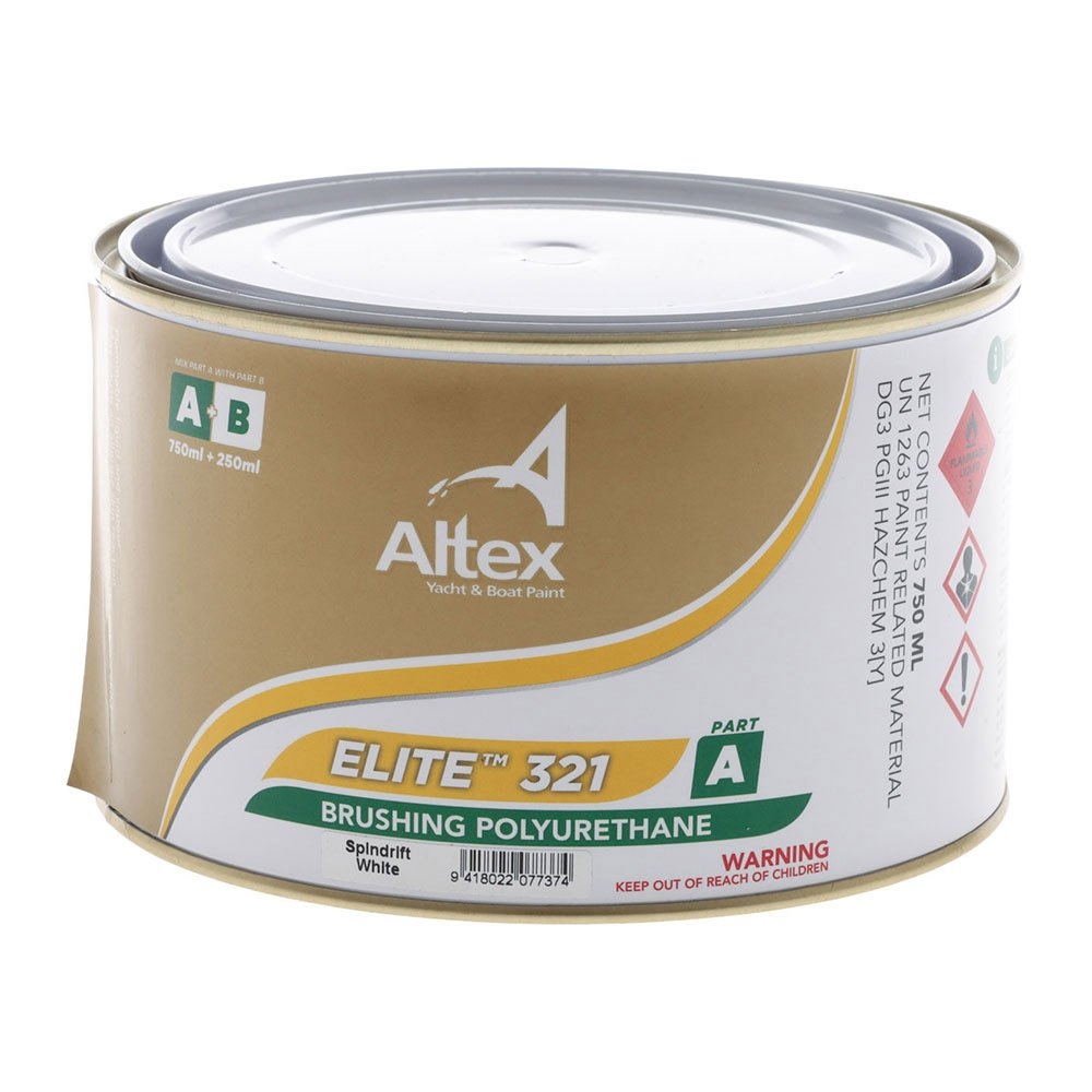 Altex Elite 321 Brushing Polyurethane Finish Coat Plimsoll White 1L
