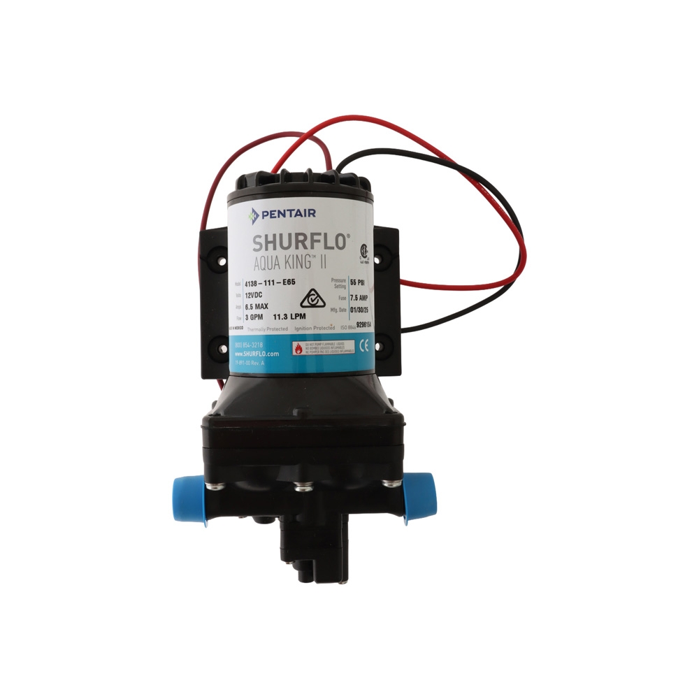 Shurflo Aqua King II Standard 3.0 Marine Fresh Water Pump 11.3lpm 55psi 12V 