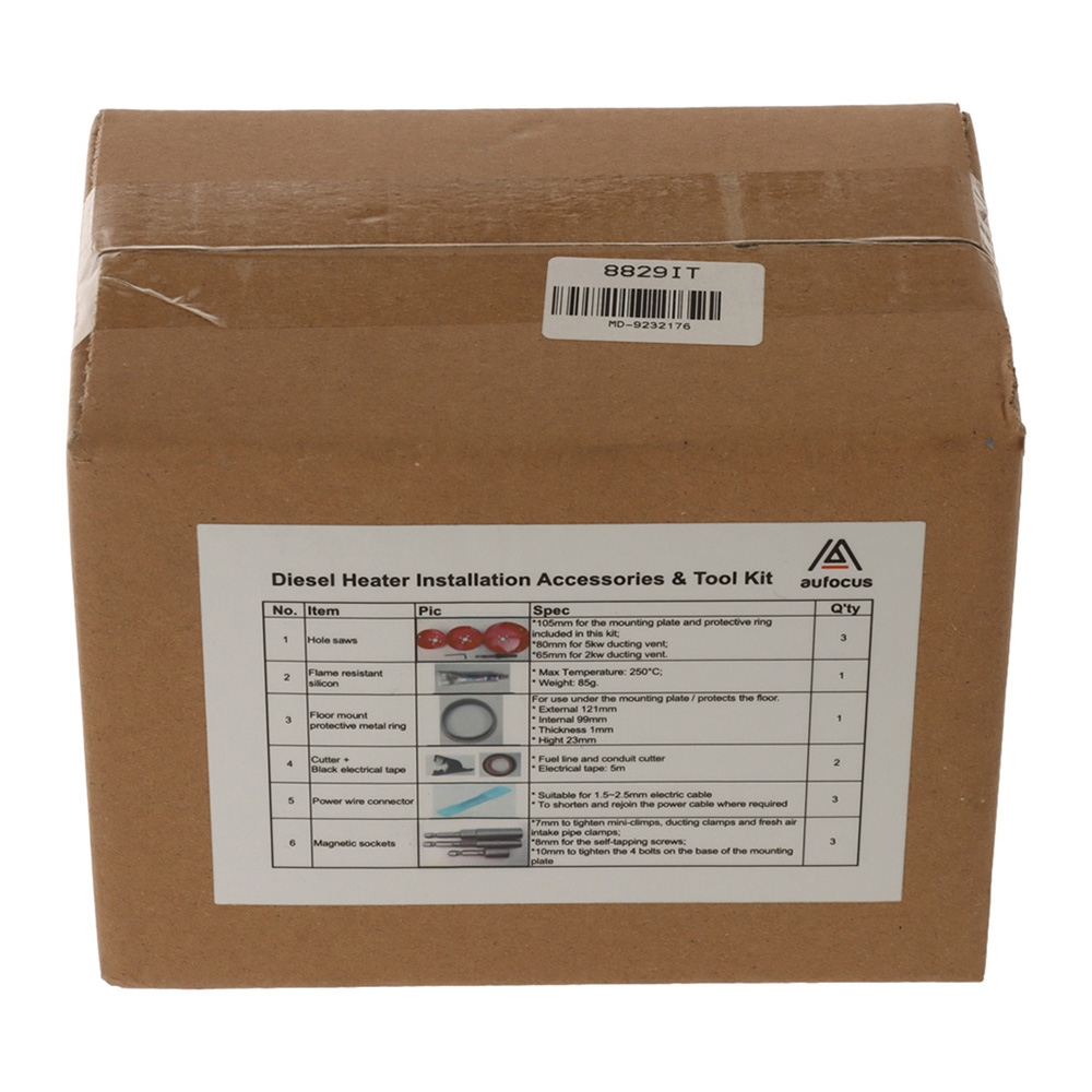 Aufocus Diesel Heater Installation Tool and Accessory Kit 