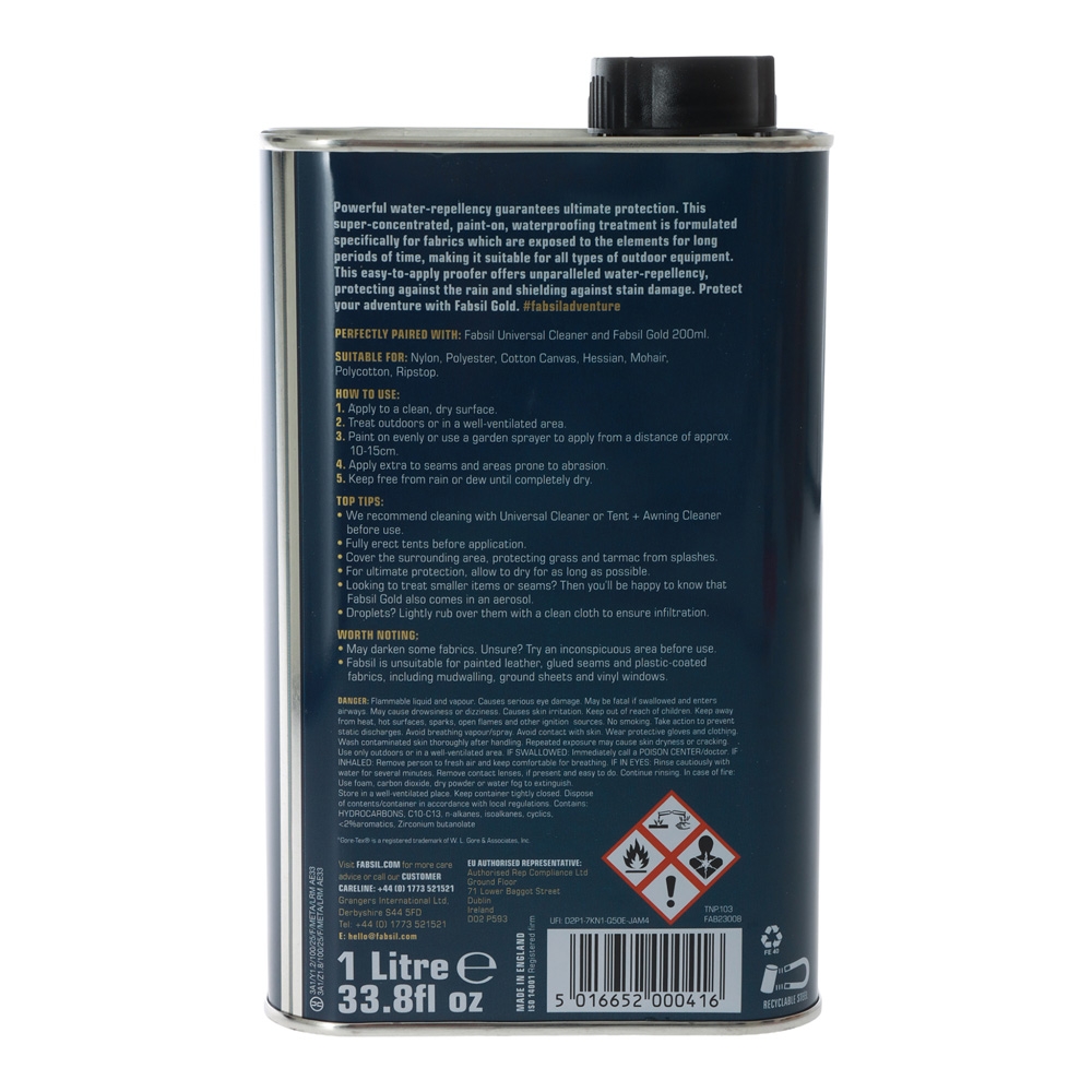 Fabsil Gold Super Concentrated Universal Protector Waterproofing Treatment 1L