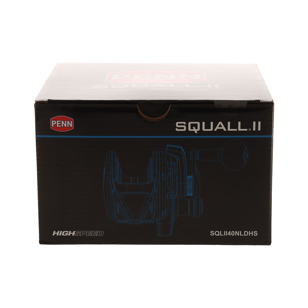 PENN Squall II 40 Narrow Lever Drag High Speed Overhead Reel