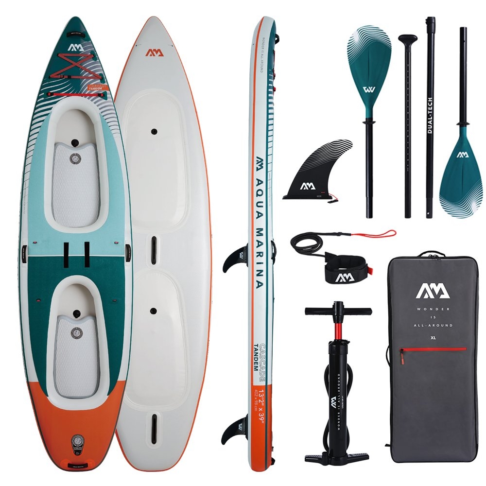 Aqua Marina Cascade Tandem Hybrid Kayak / Stand Up Paddle Board 13ft 2in