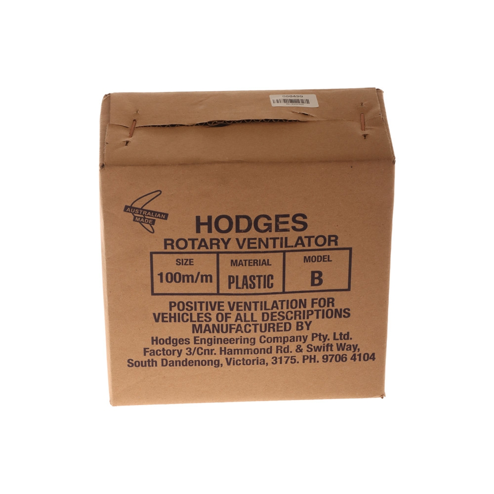 Hodges Rotary Vent Plastic White