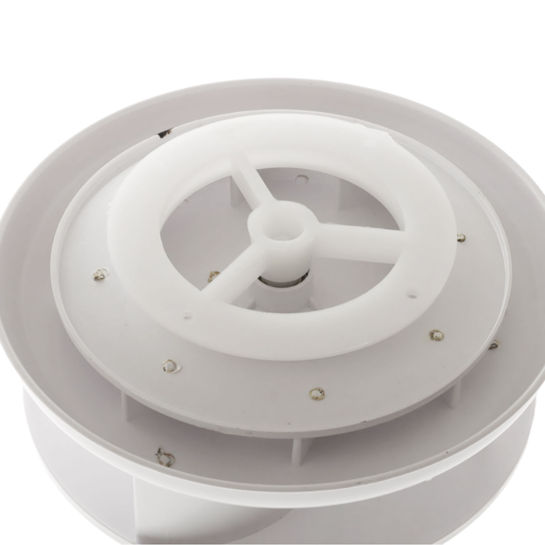 Hodges Rotary Vent Plastic White