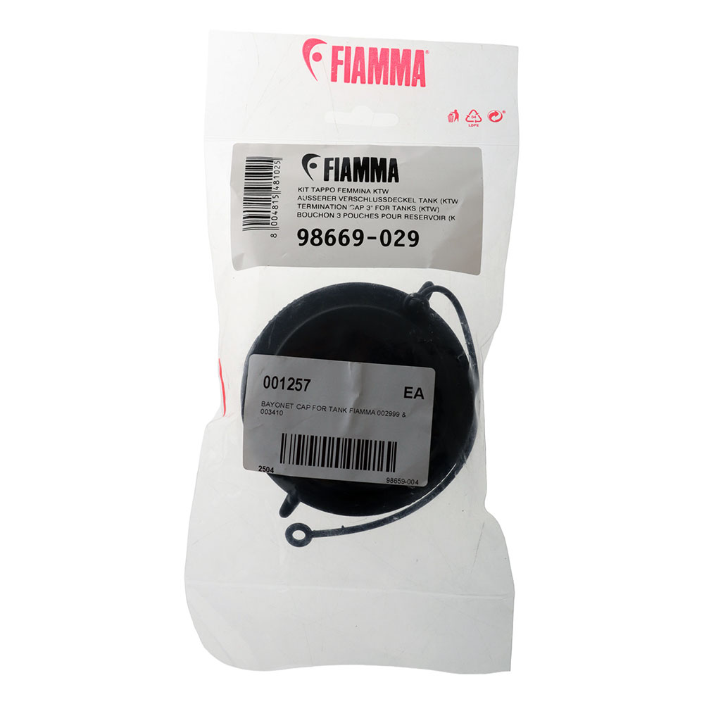 Fiamma Replacement Bayonet Cap for Waste Tank 3in
