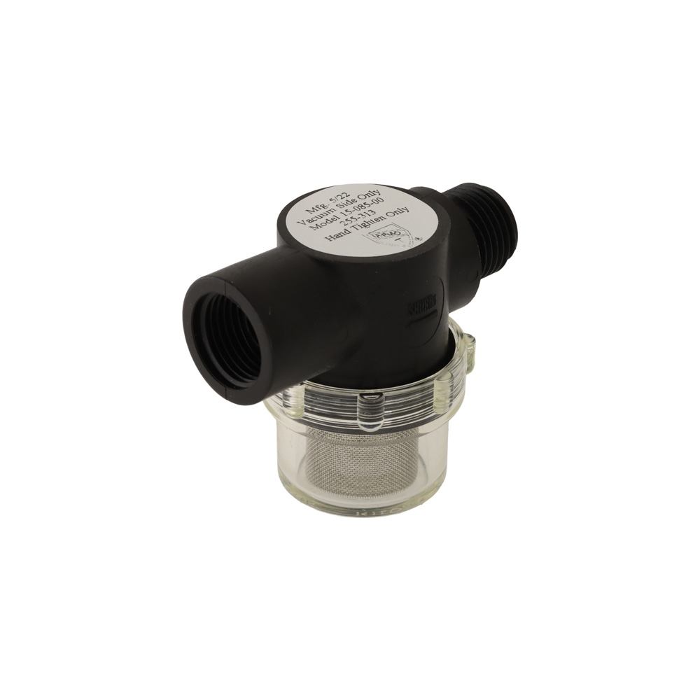 Shurflo Pump Twist-on Filter 1/2in Pipe Inlet
