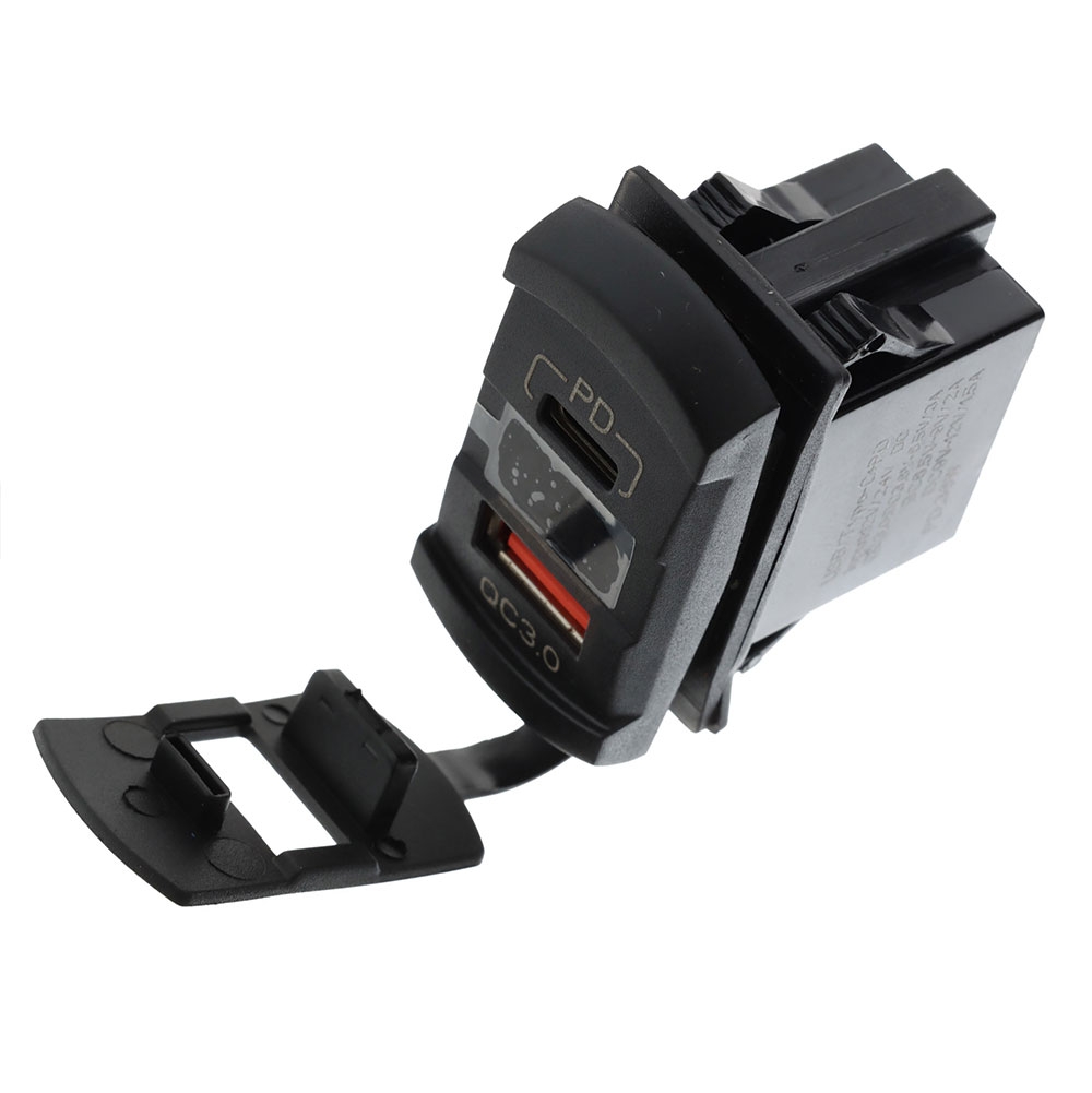 Dual USB Charger with Volt Meter