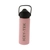 Icey-Tek Insulated Water Bottle with Straw Lid 530ml Pink 