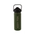 Icey-Tek Insulated Water Bottle with Straw Lid 530ml Olive