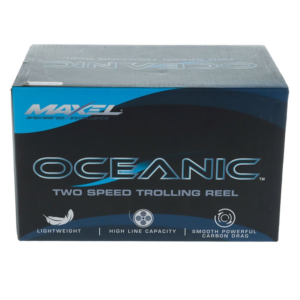 Maxel Oceanic OC12 2-Speed Trolling Reel Black/Gold