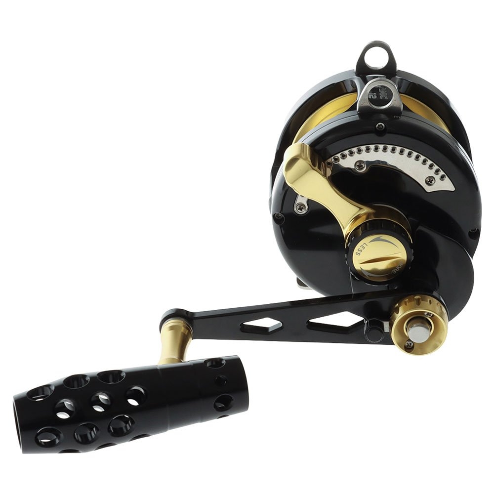 Maxel Oceanic OC12 2-Speed Trolling Reel Black/Gold