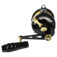 Maxel Oceanic Jig Star Twisted Sista 2-Speed Jigging Combo 5ft PE 4-8 1pc Black/Gold Thumbnail Maxel Oceanic Jig Star Twisted Sista 2-Speed Jigging Combo 5ft PE 4-8 1pc Black/Gold