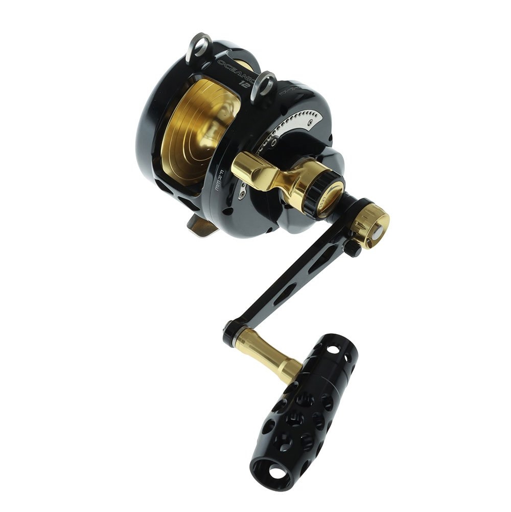 Maxel Oceanic Jig Star Twisted Sista 2-Speed Jigging Combo 5ft PE 4-8 1pc Black/Gold