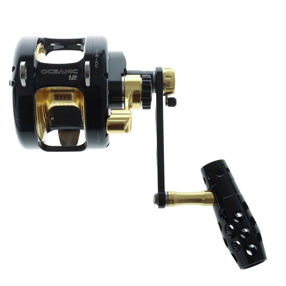 Maxel Oceanic OC12 2-Speed Trolling Reel Black/Gold