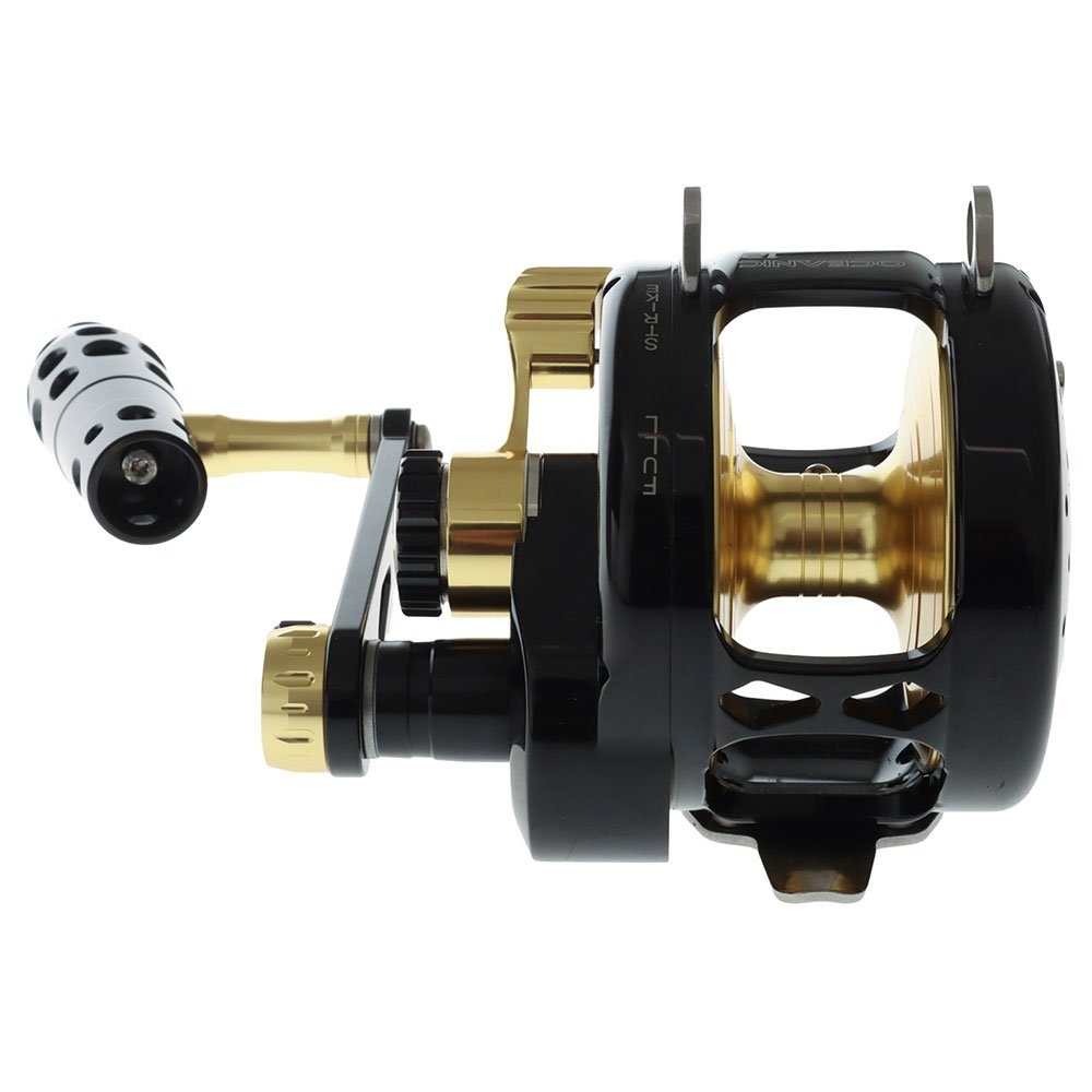 Maxel Oceanic Jig Star Twisted Sista 2-Speed Jigging Combo 5ft PE 4-8 1pc Black/Gold