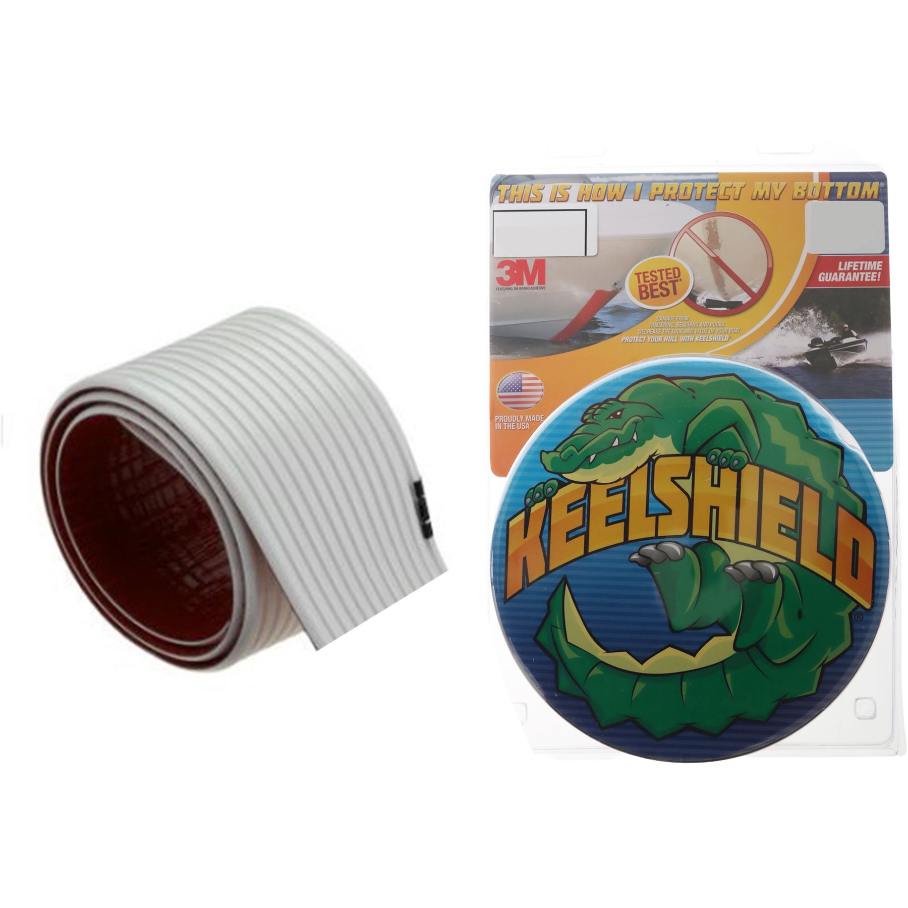  KeelShield Keel Protector Suits 14ft Boats 60in White