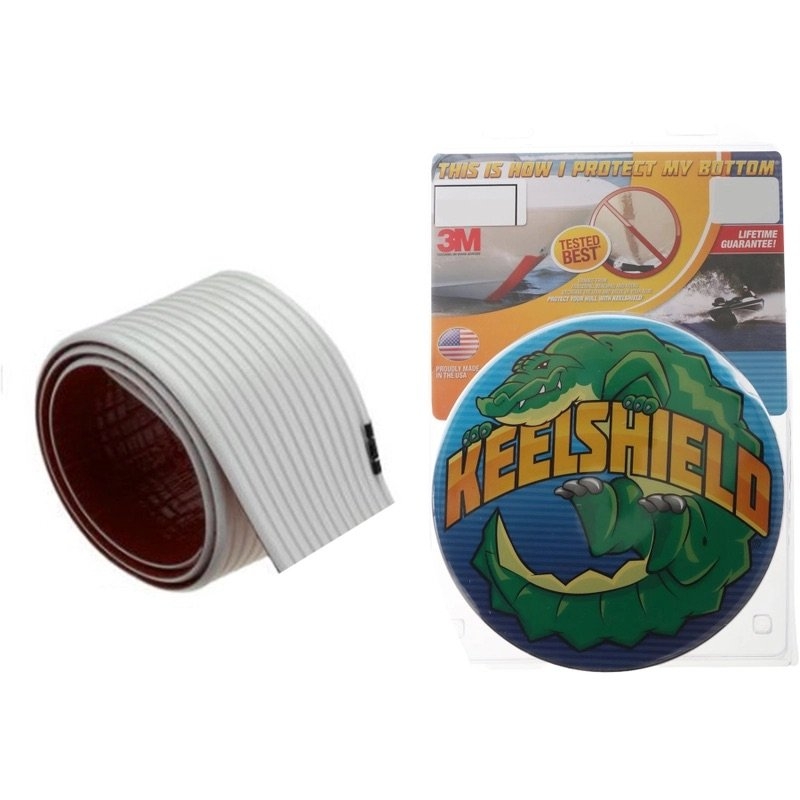 Gator Guards KeelShield Keel Protector White 2.13m Suits 5.2-5.5m Boats