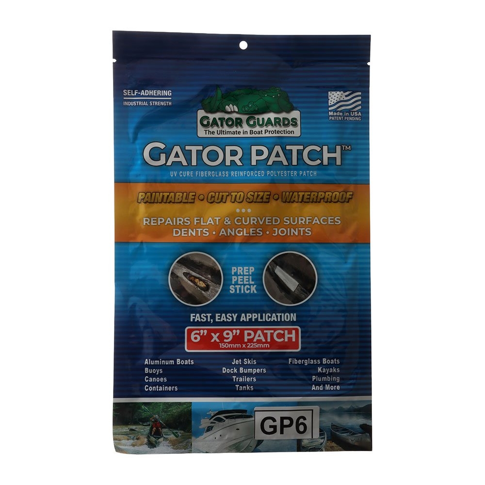 Gator Patch Boat Repair Patch 6 x 9in