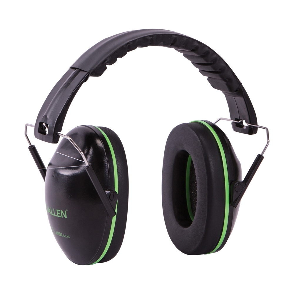 Allen Gamma Junior Shooting Earmuffs and Glasses Neon Green
