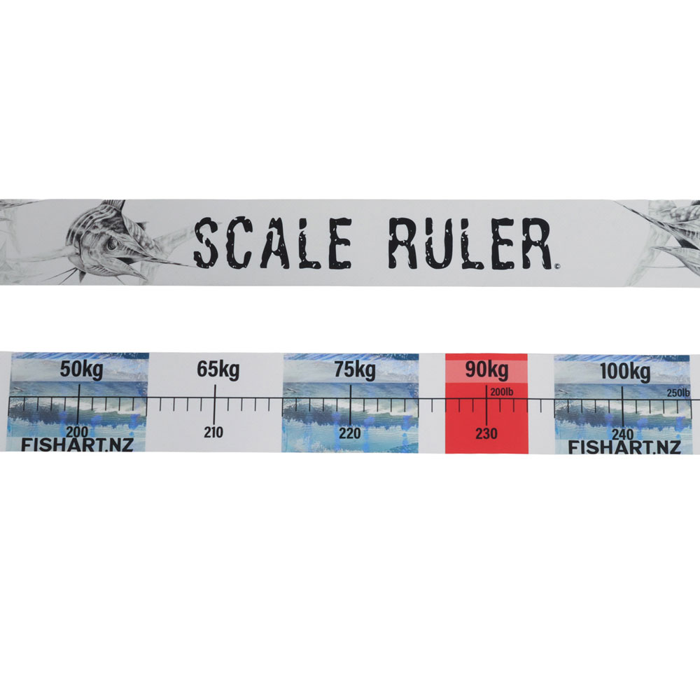 Gary Longley Fish Art Fish Measuring Scale Ruler