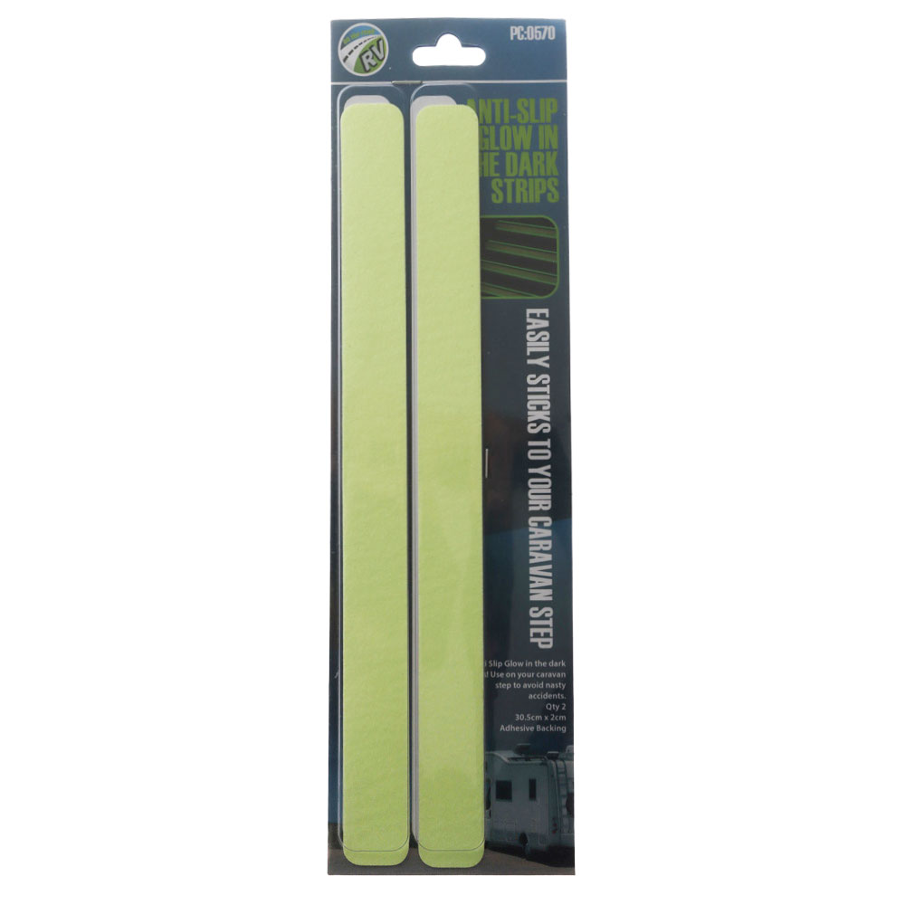 Glow in the Dark Non-Slip Step Strips Qty 2