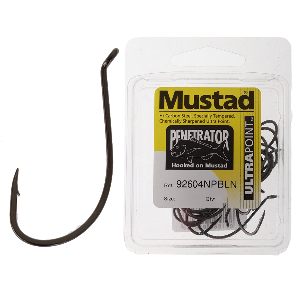 Mustad Penetrator 92604-BN Ultrapoint Hooks Qty 25 4/0