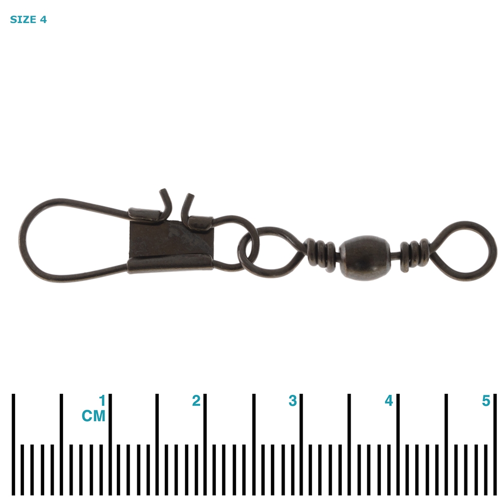 Mustad Barrel Swivels with Interlock Snap