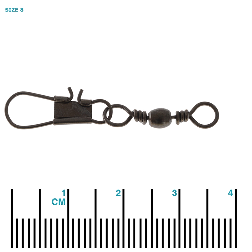 Mustad Barrel Swivels with Interlock Snap