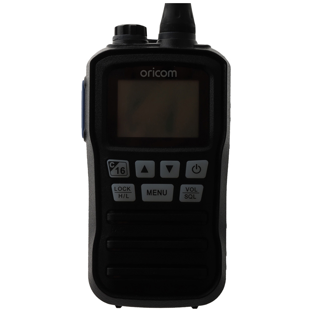 Oricom MX300 Waterproof Handheld VHF Marine Radio Black