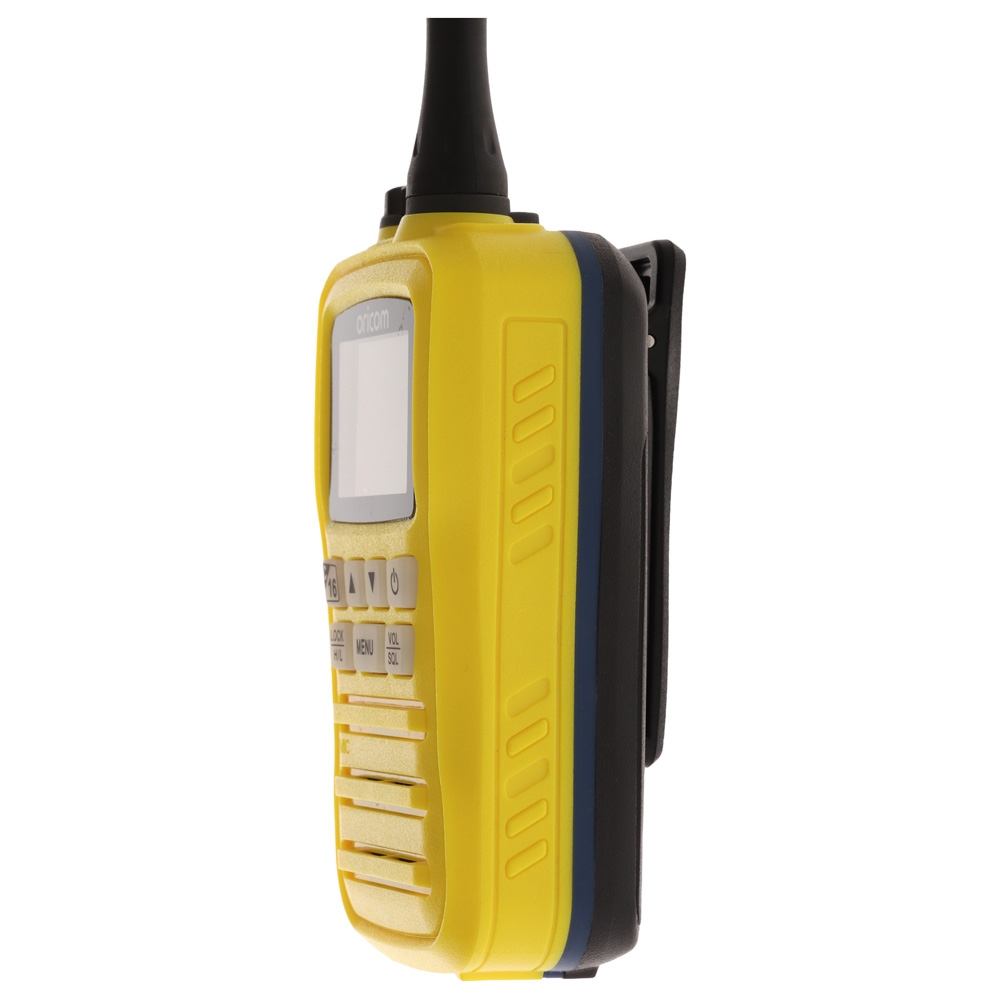 Oricom MX300 Waterproof Handheld VHF Marine Radio Yellow