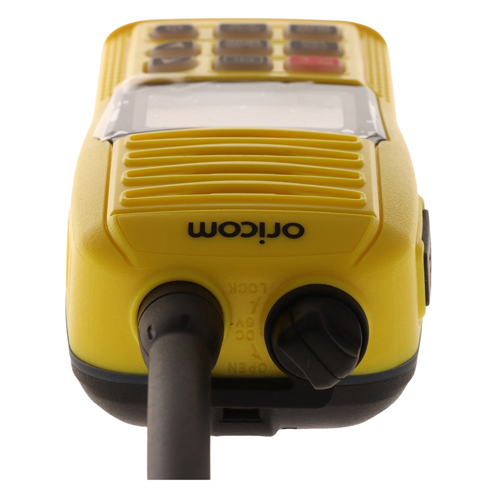 Oricom MX500 Waterproof Handheld VHF Marine Radio 5W Yellow