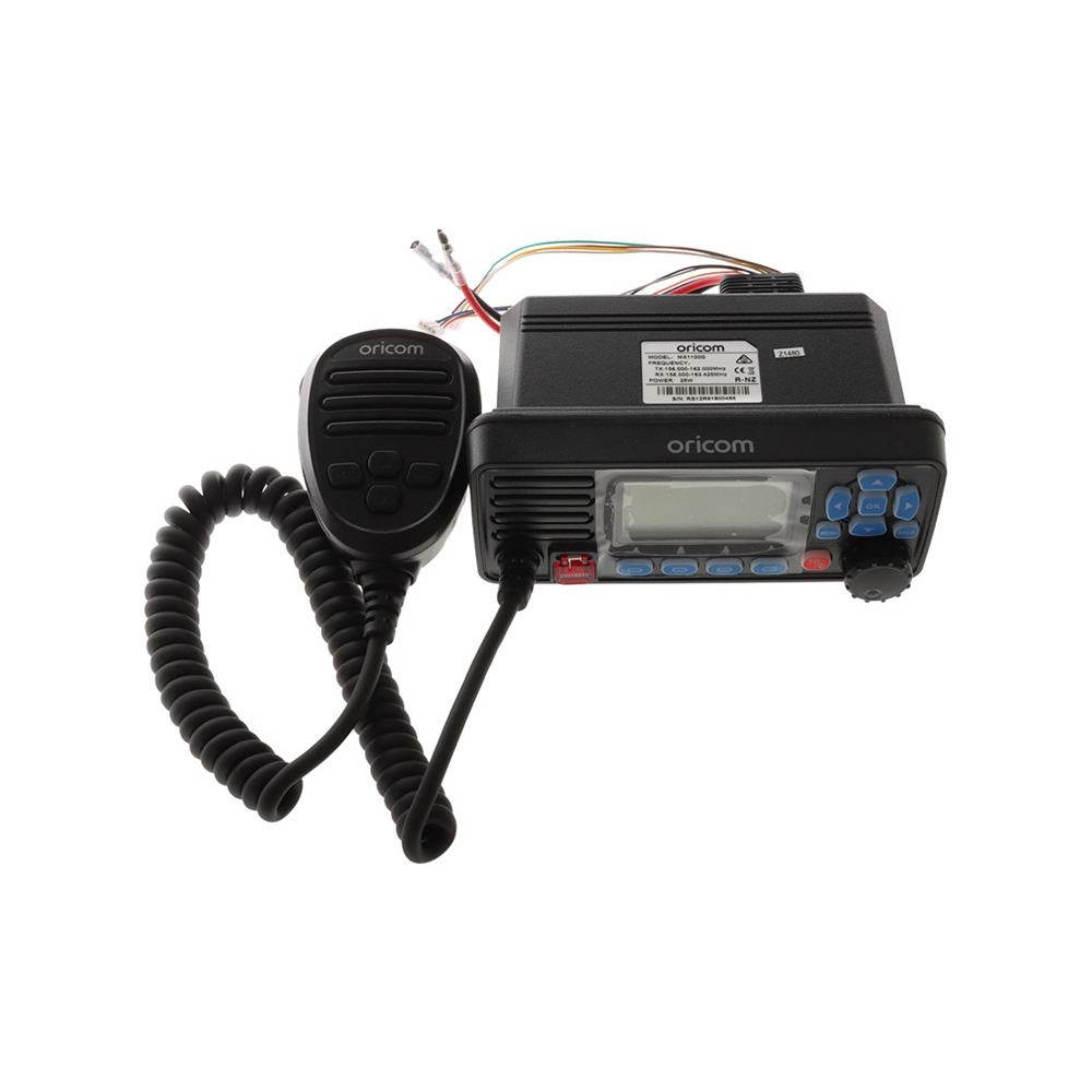 Oricom MX1100G Fixed Mount VHF Marine Radio with DSC and Built in GPS Receiver - Returned Unit