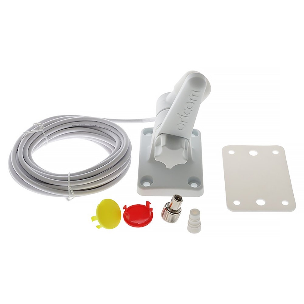 Oricom MDW18B AM/FM Marine Antenna with Single Swivel Fold-Down Base 1.8m