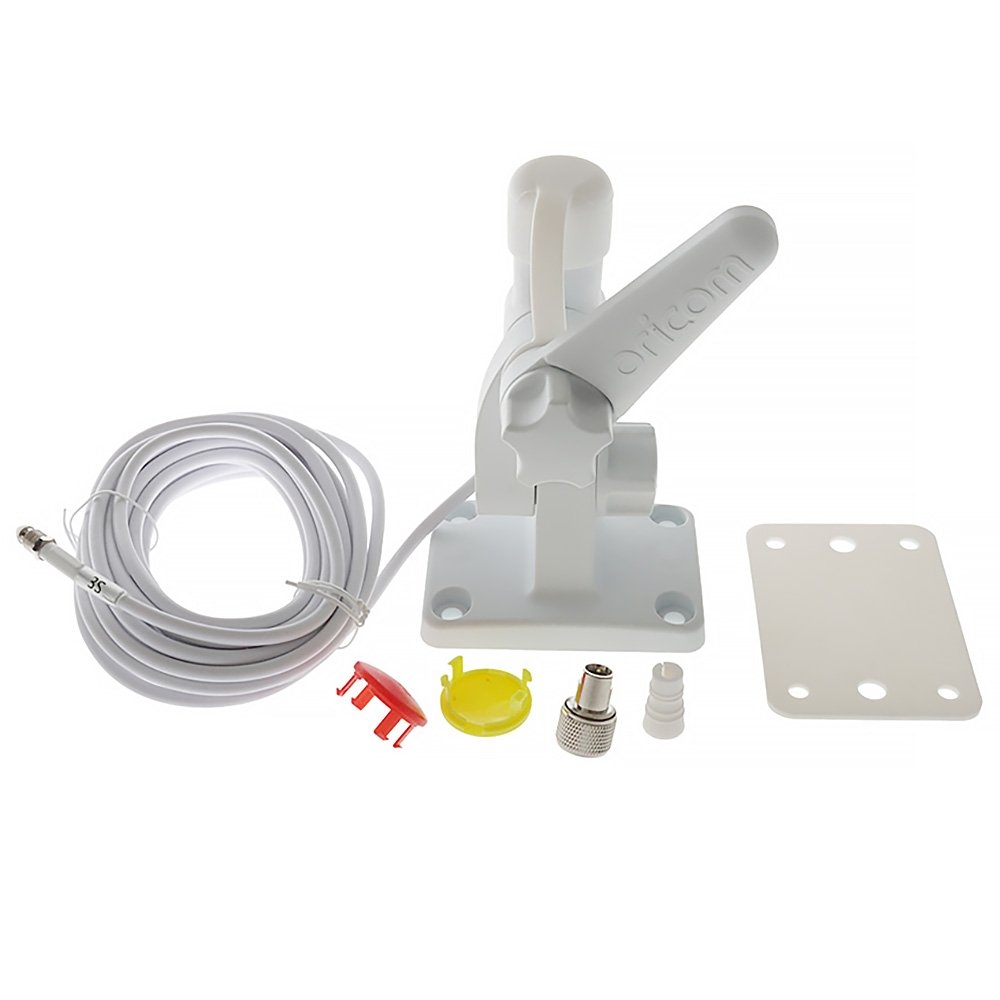 Oricom MDW18B AM/FM Marine Antenna with Double Swivel Fold-Down Base 1.8m