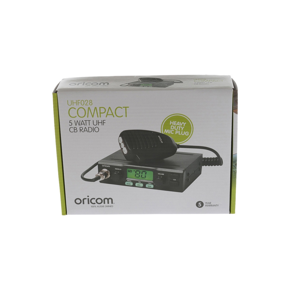 Oricom UHF028 Compact UHF CB Radio 5W
