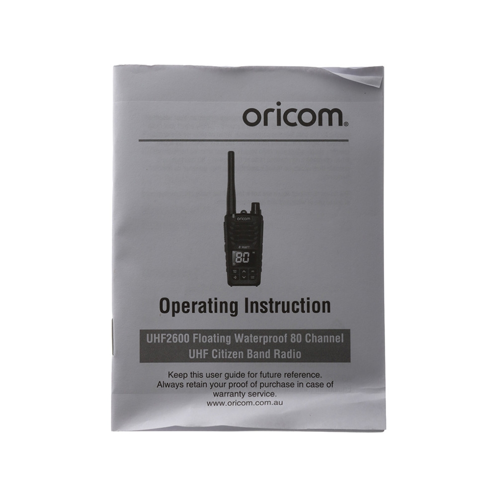 Oricom UHF2600 Floating UHF CB Radio 2W