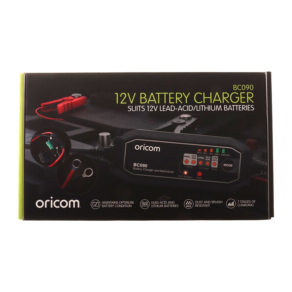 Oricom 7-Stage Battery Charger and Maintainer 2-110Ah 12V